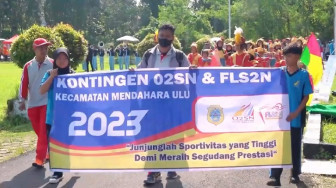 Sapril Buka O2SN dan FLS2N Tingkat Kabupaten Tanjungjabung Timur